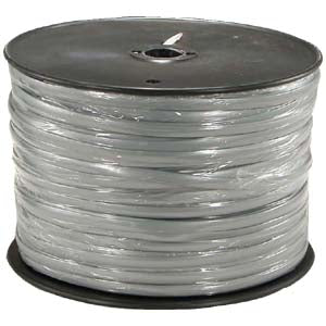 8 Conductor Silver Satin Modular Cable Reel 28AWG 8 Conductor Silver Satin Modular Cable Reel 28AWG